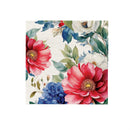 Red White & Bloom Paper Luncheon Napkin, Floral Blooms, 20 Count