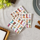 Boots & Bows Napkin Paper Cocktail Floral Boots, 20 Count