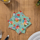 Cottage Garden Paper Cocktail Napkin, Colorful Floral, 20 Count