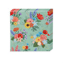 Cottage Garden Paper Cocktail Napkin, Colorful Floral, 20 Count