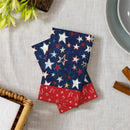 Red, White, & Bloom Napkin Paper Patriotic Star Guest Towel Napkin, 15 Count