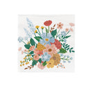 Cottage Garden Napkin Paper Cocktail Napkin, 20 Count