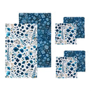 VivaStyle Gilded Meadow Kitchen Gift Set Quick Dry, 1pc Towel and 2pc Dish Cloth