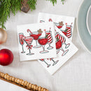 Sugar & Stripes Cocktail Napkin Set of 20