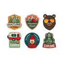 Vinyl Sticker Pack, Nature, Set of 12, CDU