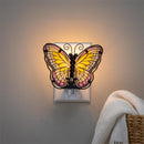 Cottage Garden Nightlight Glass and Metal Butterfly, 4.5"