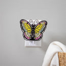 Cottage Garden Nightlight Glass and Metal Butterfly, 4.5"