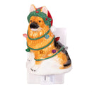 Heartfelt Cheer Nightlight Ceramic Dog German Shepherd, 6"H