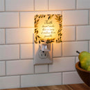 Simple Blessings Nightlight Glass, Faith doesn't make things easy it makes them possible, Window Box