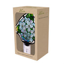 VivaStyle Nightlight Glass Shaped Hydrangea, 5.75"H