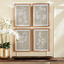 NAPA Home & Garden, FOLIAGE STUDY, SET OF 4,NNH548