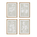 NAPA Home & Garden, FOLIAGE STUDY, SET OF 4,NNH548