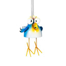 Cottage Garden Outdoor Hanging Decor, Metal Birds,18.5", Asst of 2