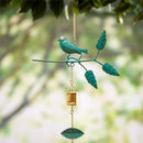 What She Shed Outdoor Hanging Décor, Metal Bird and Bell, 38"