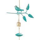 What She Shed Outdoor Hanging Décor, Metal Bird and Bell, 38"