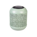 What She Shed Outdoor Lamp & Lighting Metal Cylinder Shadow Cast Solar Lantern, 2 Assorted