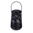 Tropical Oasis Outdoor Lamp & Lighting Metal Solar Lantern with Handle, 3 Assorted