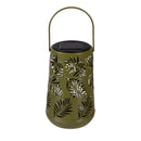 Tropical Oasis Outdoor Lamp & Lighting Metal Solar Lantern with Handle, 3 Assorted