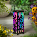 Cottage Garden Outdoor Lamp & Lighting, Irridescent Dragonfly Solar Lantern, , 11.4"H