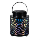 Tropical Oasis Outdoor Lamp & Lighting PVC Iridescent Solar Lantern, 2 Assorted