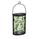 Memorial Outdoor Lamp & Lighting, Memorial Fern Hand Painted Solar Lantern