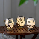Cottage Garden Outdoor Lamp & Lighting Plastic Solar Lantern, 3 Assorted