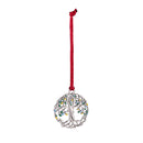 Snowbirds Ornament Solid Pewter Tree of Life, 2.25"