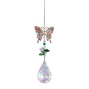 Glass Hanging Decor with T bar Display, Cat/Butterfly/Bee, Asst of 3