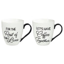 Cup O' Java Gift Set, 17 OZ, Let's have Coffee Together for the rest of our lives