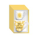 Mommy and Me Ceramic Cup Giftset, 17oz & 7oz, You Are My Sunshine