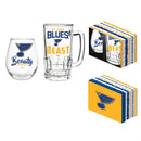 Stemless 17OZ Glass & Tankard 16OZ Gift Set, St Louis Blues