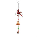 Holiday Icon Hanging Metal Bell, Cardinal Icon, 8 CT