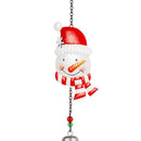 Holiday Icon Hanging Metal Bell, Snowman Icon, 8 CT