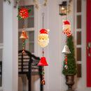 Holiday Icon Hanging Metal Bell, Snowman Icon, 8 CT