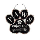 Printed Metal Hanging Dog Garden Sign Program, Asst of 4