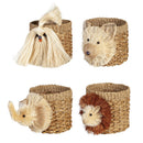 Seagrass Animal Woven Planter, 4 Designs, 6 EA, 24 PC Total EDGE Program