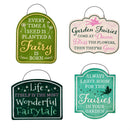 Garden of Wonder Garden Sign, Metal Hanging Sign, Fairy Garden