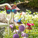 Garden of Wonder Garden Decor, Outdoor Magnetic Glitter Butterfly, Asst of 12