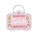Printed Metal Hanging Gingerbread Cottage Sign