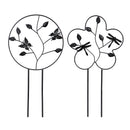 Metal Potted Trellis, Butterfly and Dragonfly