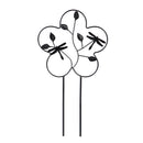 Metal Potted Trellis, Butterfly and Dragonfly