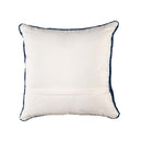 Indoor/Outdoor  Hooked Polypropylene Birds in Branches Throw Pillow 18"x18"