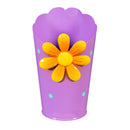 What She Shed Planter, Metal Flower Bucket, 6", Asst of 3