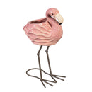 Tropical Oasis Planter, Ceramic Flamingo, 11"