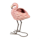 Tropical Oasis Planter, Ceramic Flamingo, 11"