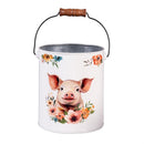 Hillside Pasture Planter, Metal Bucket Planter, Nested Set of 3