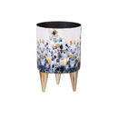 VivaStyle Gilded Meadow Planter with Gold Feet, Planter with Stand, Set of 2