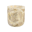 Viva Style Planter, Pressed Foliage Glass Planter, 5"H, Asst of 4