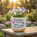 Memorial Planter, Ceramic, Butterflies Appear when Angels are Near