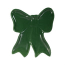 Heartfelt Cheer Plate Ceramic Bow Shaped Server, Asst of 2, 12.5"